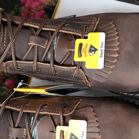 Mens Herman Survivors Dover Waterproof 6" Steel Toe Work Boot - Picture 7 of 16